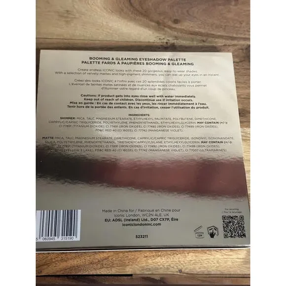 NWOT Iconic London Booming & Gleaming Eyeshadow Palette – Perfect for Fall‎ - Picture 6 of 6